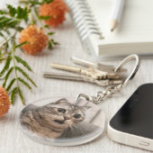 Porte-clés Porte - clé Shocked Cat Meme (Devant droit)