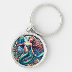 Porte-clés Porte - clé - Sirène sous la mer