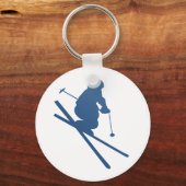 PORTE-CLÉS PORTE - CLÉ SKI (Recto)