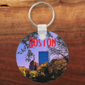 Porte-clés Porte - clé Skyline de Boston (Recto)