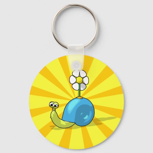 Porte-clés Porte - clé SNAIL SUNFLOWER (Recto)