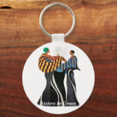 Porte-clés porte - clé "Soeurs en grâce" (Recto)