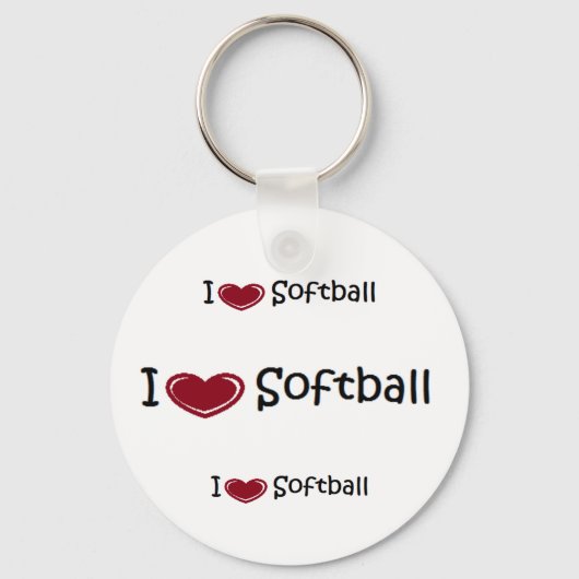 PORTE-CLÉS PORTE - CLÉ SOFTBALL (Recto)