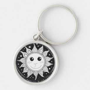 Porte-clés Porte - clé solaire souriant