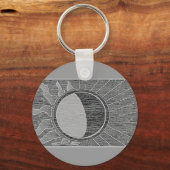 Porte-clés porte - clé soleil et lune (Recto)