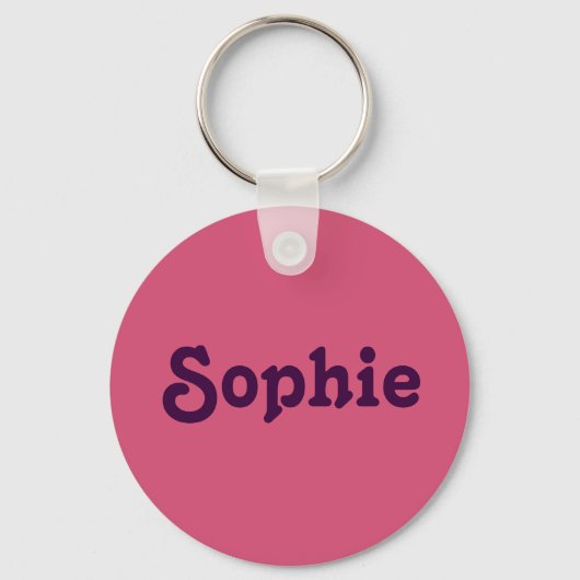 Porte-clés Porte - clé Sophie (Recto)