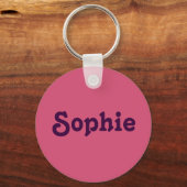 Porte-clés Porte - clé Sophie (Recto)