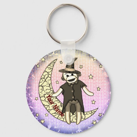 Porte-clés porte - clé sorcier singe (Recto)