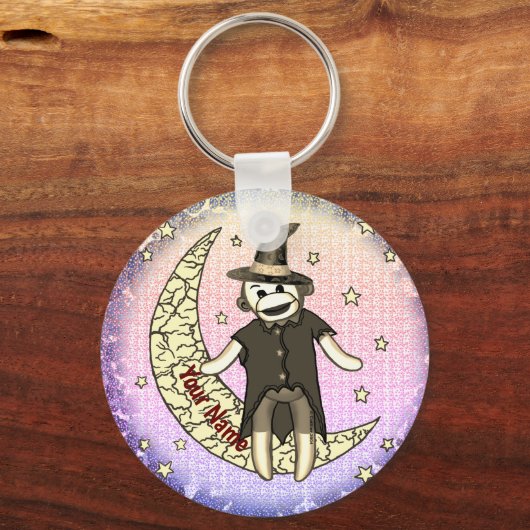 Porte-clés porte - clé sorcier singe (Recto)