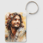 Porte-clés Porte - clé souriant de Jésus (Verso)