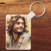 Porte-clés Porte - clé souriant de Jésus (Verso)