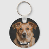 Porte-clés Porte - clé souvenir pour Amoureux de les chiens, (Verso)