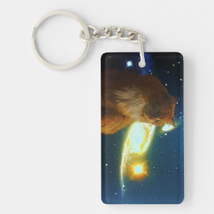Porte-clés porte - clé Space Cat