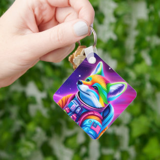 Porte-clés Porte - clé Space Fox