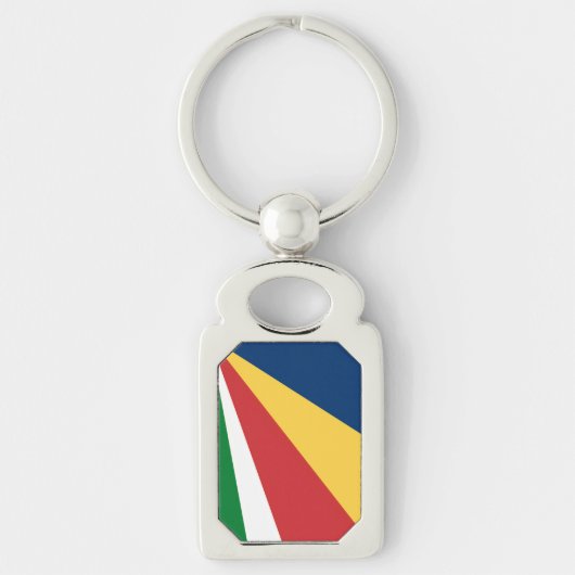 Porte-clés Porte - clé spécial aux couleurs des Seychelles (Devant)