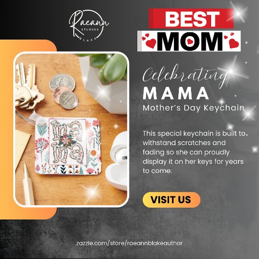 Porte-clés Porte - clé spécial de la fête des mères