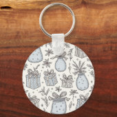 Porte-clés porte - clé spécial pour noël. (Recto)