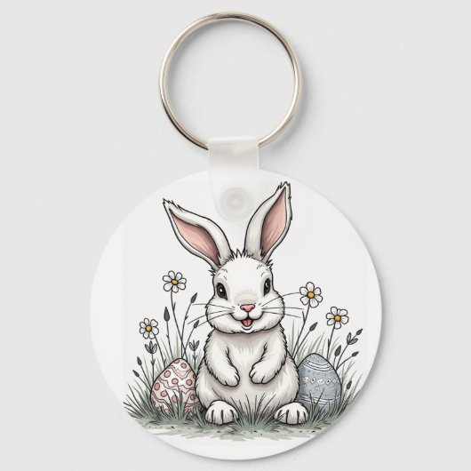 Porte-clés porte - clé spécial pour Pâques (Recto)