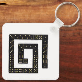 Porte-clés Porte - clé Spiral Domino (Verso)