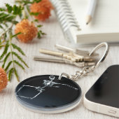 Porte-clés porte - clé squelette (Devant droit)