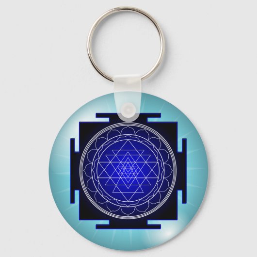 Porte-clés porte - clé sri yantra (Recto)