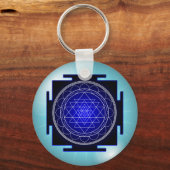 Porte-clés porte - clé sri yantra (Recto)