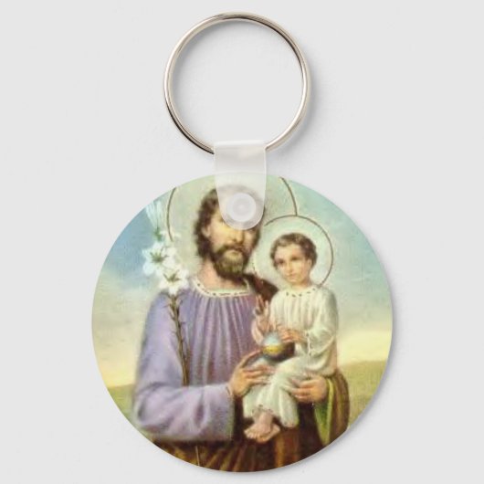 Porte-clés Porte - clé St. Joseph & Enfant Jésus (Recto)