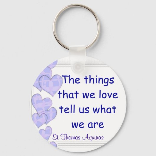 Porte-clés Porte - clé St Thomas d'Aquas (Recto)