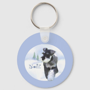 Porte-clés Porte - clé standard Schnauzer Noel