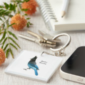 Porte-clés Porte - clé Stellar Blue Jay (Devant Droit)