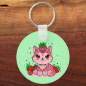 Porte-clés Porte - clé Strawberry Kitty (Verso)