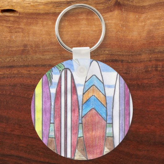 PORTE-CLÉS PORTE - CLÉ SURFBOARDS (Verso)