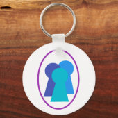 Porte-clés porte - clé système médian (Recto)