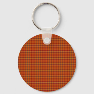 Porte-clés Porte - clé Tartan orange