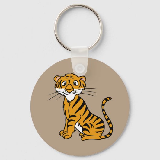 Porte-clés Porte - clé Tiger Animé (Recto)
