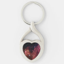 Porte - clé tordu par constellation en métal de