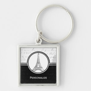 Porte-clés Porte - clé Tour Eiffel Onyx
