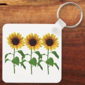 Porte-clés Porte - clé tournesol (Verso)