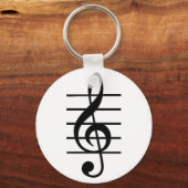 Porte-clés Porte - clé Treble Clef (Recto)