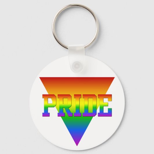 Porte-clés Porte - clé triangle Pride (Recto)