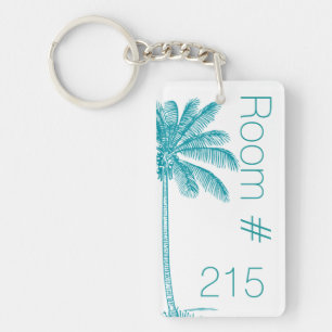Porte-clés Porte - clé tropical de clé de chambre d'hôtel 