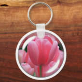 Porte-clés Porte - clé Tulipe rose (Recto)