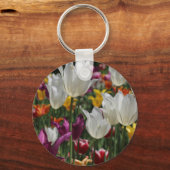 Porte-clés porte - clé tulipes (Recto)
