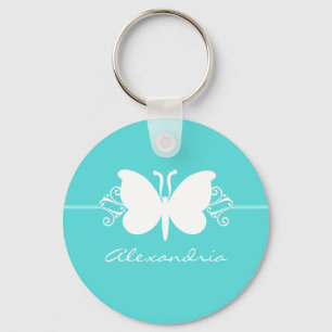 Porte-clés Porte - clé Turquoise Butterfly