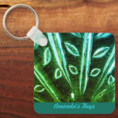 Porte-clés Porte - clé Turquoise Et Verte (Recto)