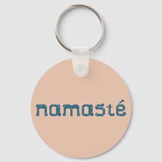 Porte-clés Porte - clé Turquoise Namaste (Recto)