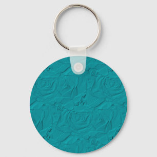 Porte-clés Porte - clé Turquoise Rose incorporé