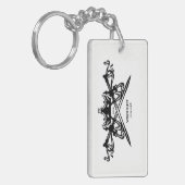 Porte-clés Porte - clé twelve25 TRAVAILLÉ (Devant gauche)