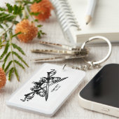 Porte-clés Porte - clé twelve25 TRAVAILLÉ (Devant droit)