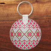 Porte-clés Porte - clé ukrainien des oeufs de Pâques (Pysanka (Recto)